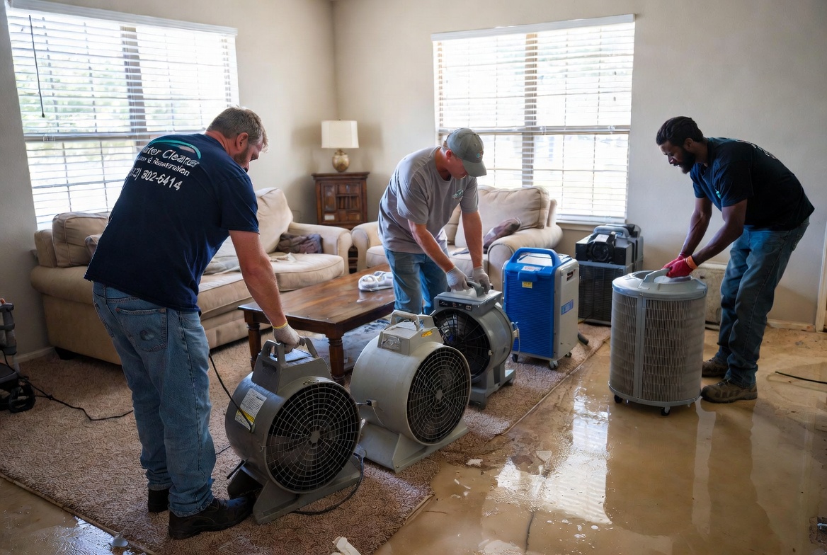 Mold remediation containment setup